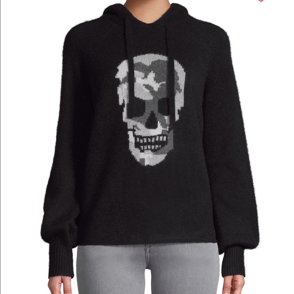 Skull Cashmere Hoodie